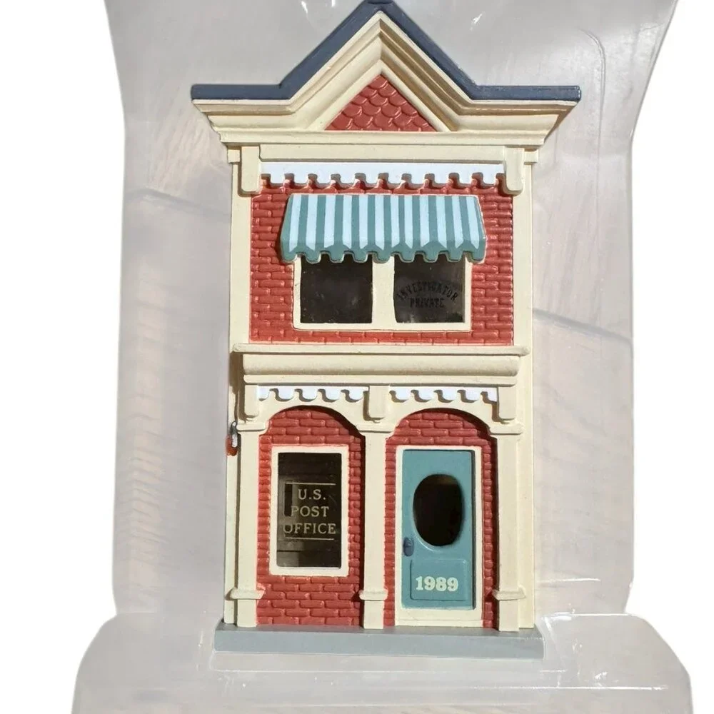 1989 Hallmark US Post Office House 6th Nostalgic House and‎ Shops Ornament